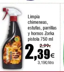 FROIZ Limpia chimeneas, estufas, parrillas y hornos Zorka pistola oferta