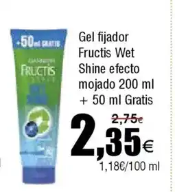 FROIZ Gel fijador Fructis Wet Shine efecto mojado oferta
