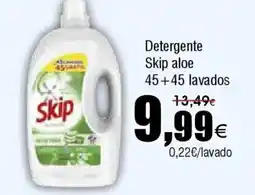 FROIZ Detergente Skip aloe 45+45 lavados oferta