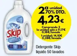 FROIZ Detergente Skip líquido 50 lavados oferta