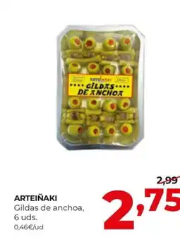 Alimerka ARTEIÑAKI Gildas de anchoa oferta