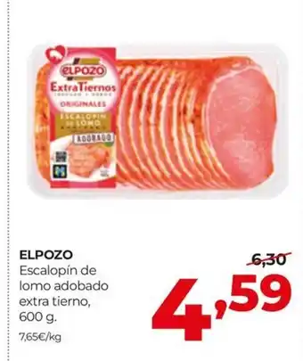 Alimerka ELPOZO Escalopín de lomo adobado extra tierno oferta