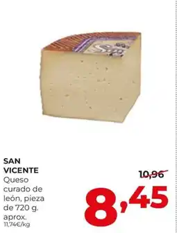 Alimerka SAN VICENTE Queso curado de león oferta