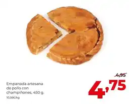 Alimerka Empanada artesana de pollo con champiñones oferta