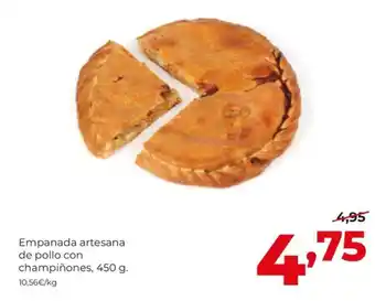 Alimerka Empanada artesana de pollo con champiñones oferta