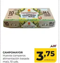 Alimerka CAMPOMAYOR Huevos camperos alimentación basada oferta