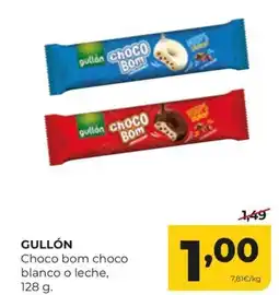 Alimerka GULLÓN Choco bom choco blanco o leche oferta