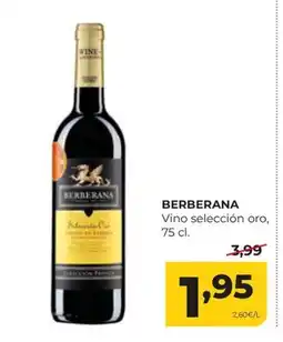 Alimerka BERBERANA Vino selección oro oferta