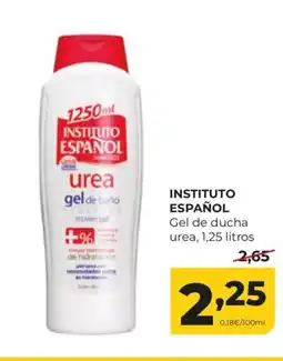 Alimerka INSTITUTO ESPAÑOL Gel de ducha urea oferta