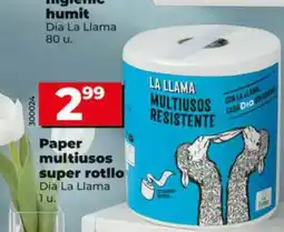 Dia DIA LA LLAMA Paper multiusos super rotllo oferta
