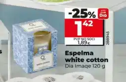 Dia DIA IMAGE Espelma white cotton oferta