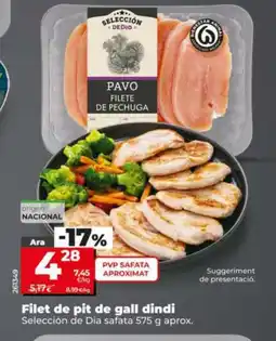 Dia SELECCIÓN DE DIA Filet de pit de gall dindi oferta