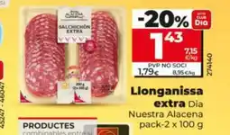 Dia DIA NUESTRA ALACENA Llonganissa extra oferta