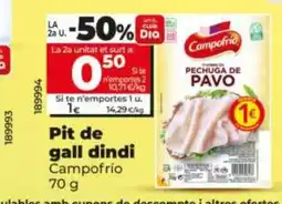 Dia CAMPOFRIO Pit de gall dindi oferta