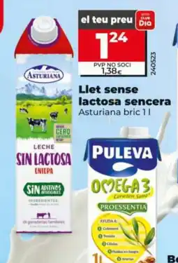 Dia ASTURIANA Llet sense lactosa sencera oferta