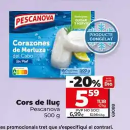 Dia PESCANOVA Cors de lluç oferta