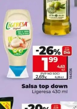 Dia LIGERESA Salsa top down oferta