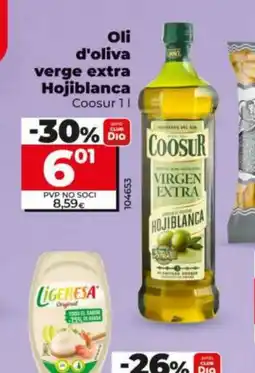 Dia COOSUR Oli d'oliva verge extra Hojiblanca oferta