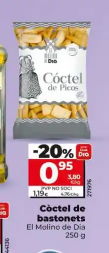 Dia EL MOLINO DE DIA Còctel de bastonede oferta