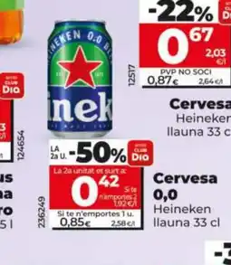 Dia HEINEKEN Cervesa 0.0 oferta