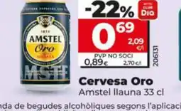 Dia AMSTEL Cervesa Oro oferta