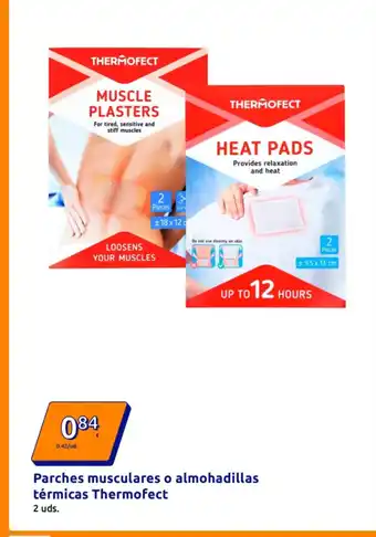 Action Parches musculares o almohadillas térmicas Thermofect oferta