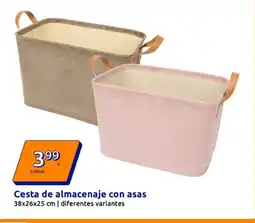 Action Cesta de almacenaje con asas oferta