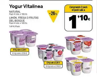 AhorraMas Yogur Vitalinea oferta