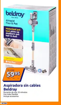Action BELDRAY Aspiradora sin cables oferta