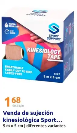 Action Venda de sujeción kinesiológica Sport oferta