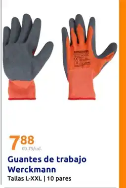 Action Guantes de trabajo Werckmann oferta