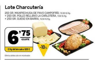 AhorraMas Lote Charcutería oferta