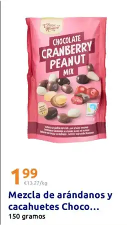 Action Mezcla de arándanos y cacahuetes Choco oferta