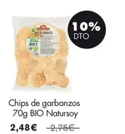 NaturaSí Chips de garbanzos BIO Natursoy oferta