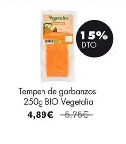 NaturaSí VEGETALIA Tempeh de garbanzos BIO oferta
