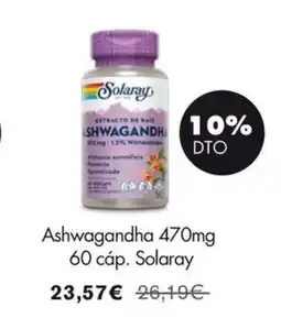NaturaSí SOLARAY Ashwagandha 60 cáp oferta