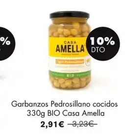 NaturaSí CASA AMELlA Garbanzos Pedrosillano cocidos BIO oferta