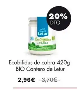 NaturaSí CANTERO DE LETUR Ecobifidus de cabra BIO oferta