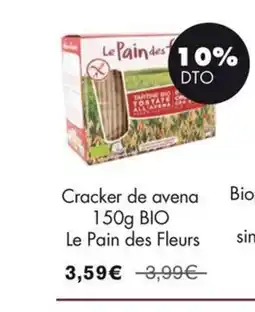 NaturaSí LE PAIN DES FLEURS Cracker de avena BIO oferta