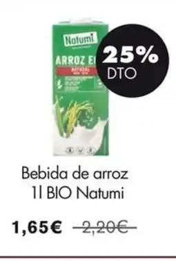 NaturaSí NATURNI Bebida de arroz oferta