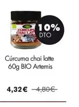 NaturaSí ARTEMIS Cúrcuma chai latte BIO oferta
