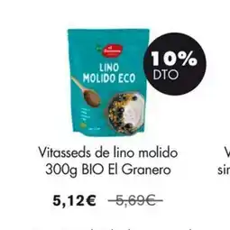 NaturaSí EL GRANERO Vitasseds de lino molido BIO oferta