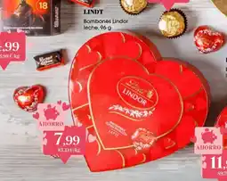 Supermercados Plaza LINDT Bombones Lindor leche oferta