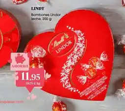 Supermercados Plaza LINDT Bombones Lindor leche oferta