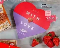 Supermercados Plaza MILKA Bombones de chocolate oferta
