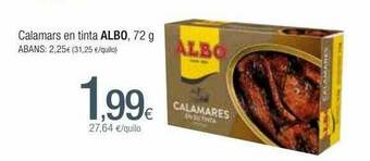 Condis Calamars En Tinta Albo oferta