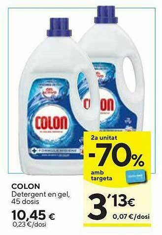 Caprabo Colon Detergent En Gel oferta
