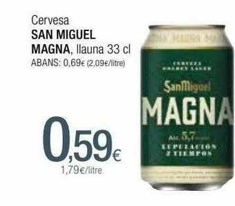 Condis Cervesa San Miguel Magna oferta