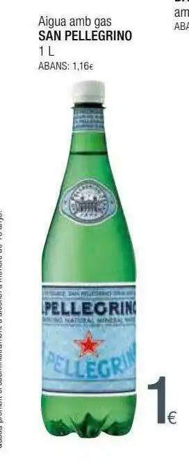 Condis Aigua Amb Gas San Pellegrino oferta