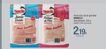 Condis Pernil Cuit O Pit De Gall Dindi Monells oferta